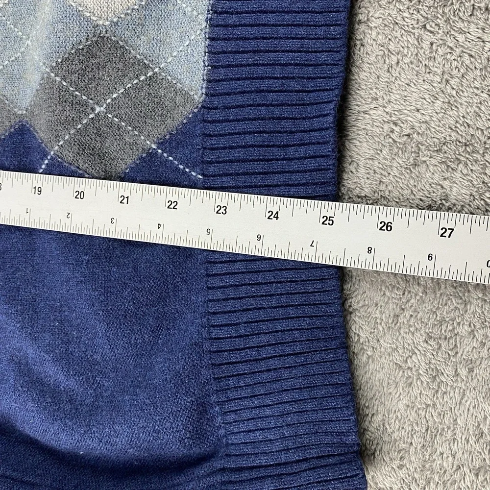 Banana Republic Luxury Blend Sweater Mens XL‎ Blue V-Neck Long Sleeve